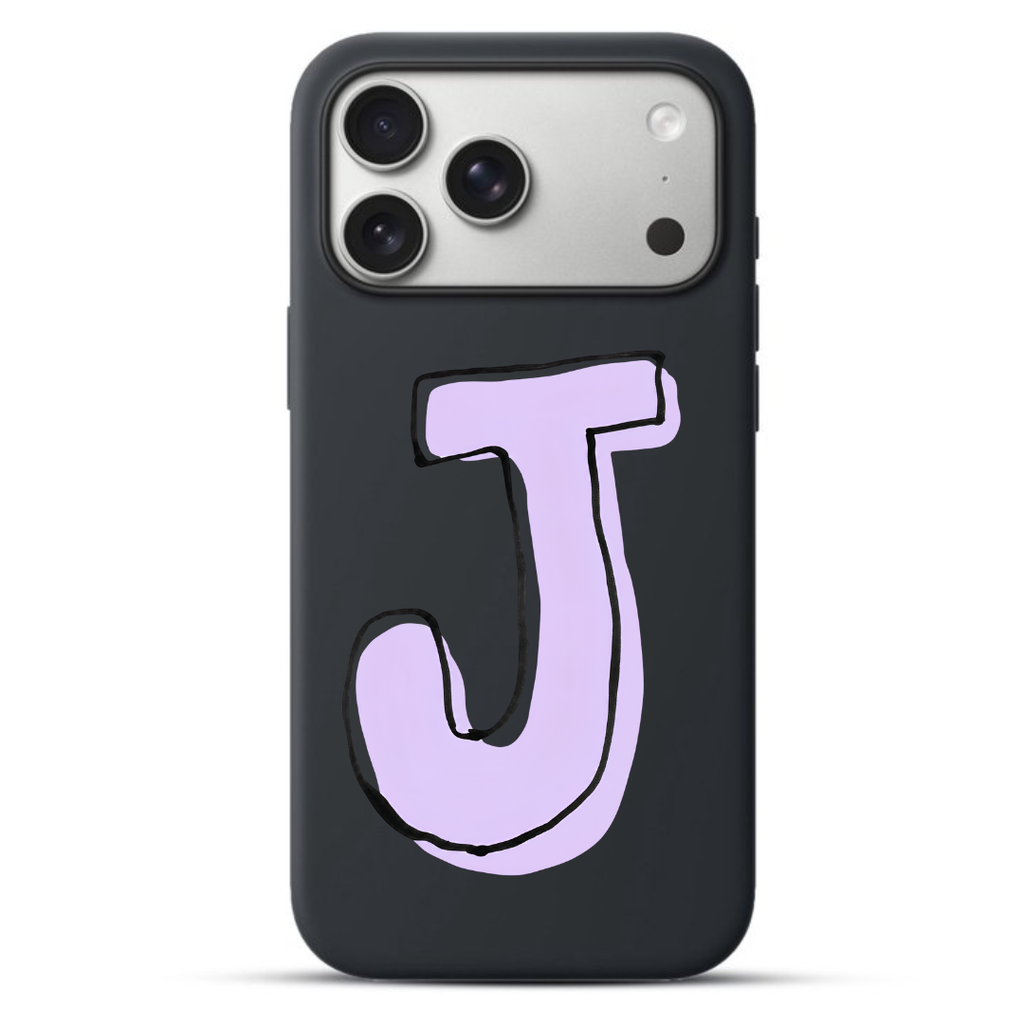 Telefoonhoesje J (Apple iPhone serie, Zwart)