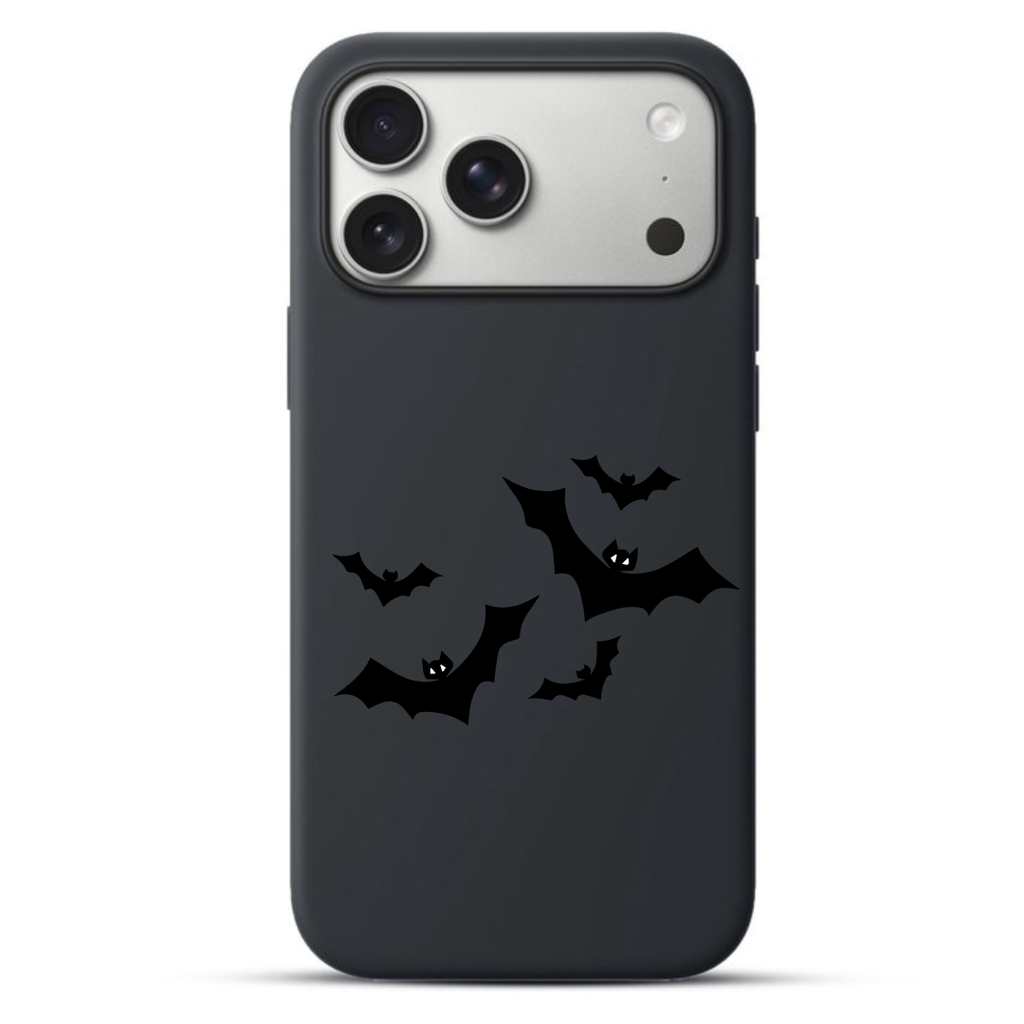 Telefoonhoesje Bat Flock (Apple iPhone serie, Zwart)
