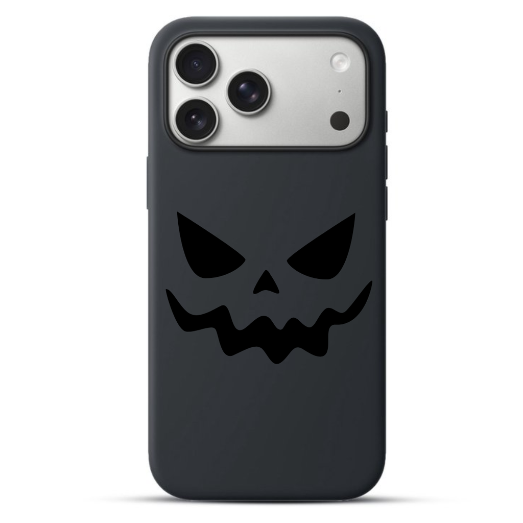 Telefoonhoesje Scary Face (Apple iPhone serie, Zwart)