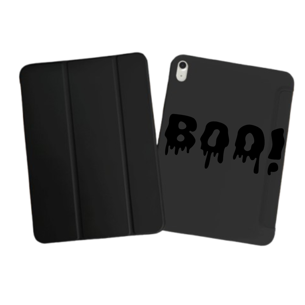 iPad Tablet Hoes Boo Lettering (Samsung Galaxy Tab serie, Zwart)