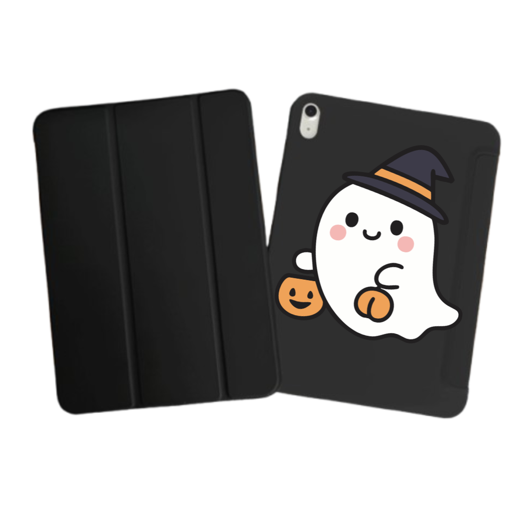 iPad Tablet Hoes Ghost Holding Pumpkings