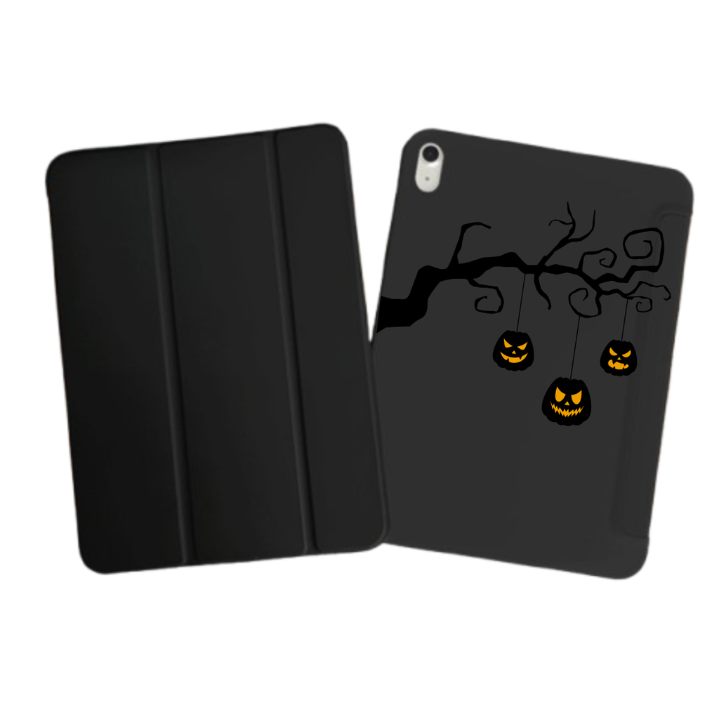 iPad Tablet Hoes Spooky Pumpking Tree (Samsung Galaxy Tab serie, Zwart)