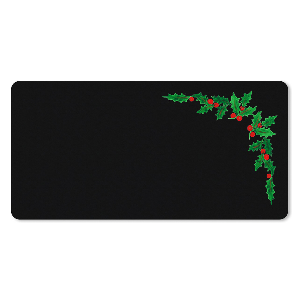Muismat Christmas Holly Border