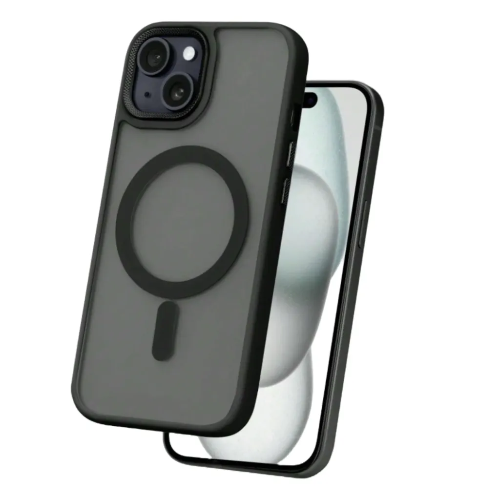 Magnetisch Telefoonhoesje Basic Zwart (Apple iPhone serie)