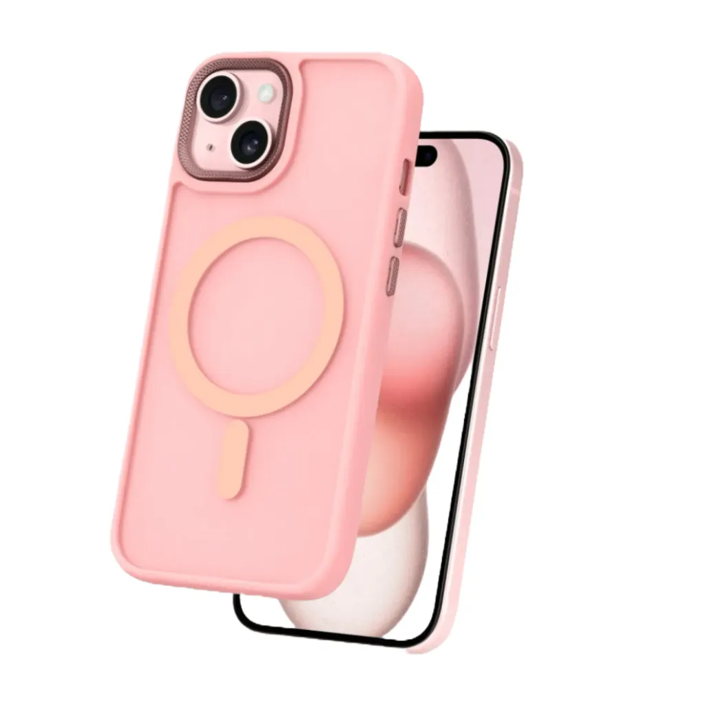 Magnetisch Telefoonhoesje Basic Roze (Apple iPhone serie)
