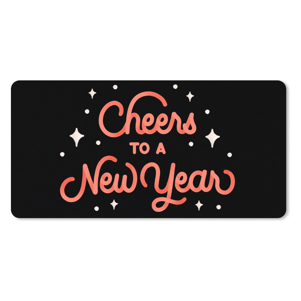 Muismat Semi Bold Textured New Year Greetings Cheers New Year