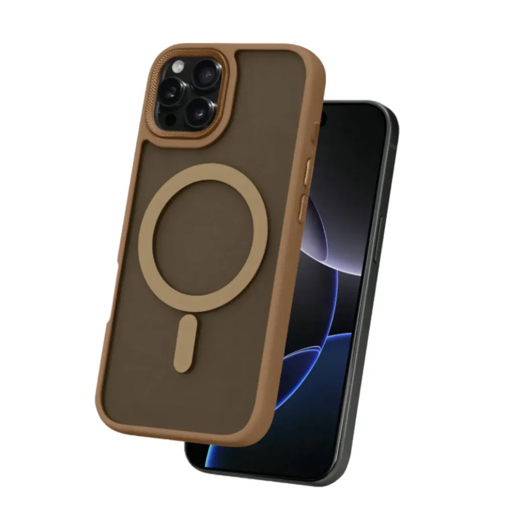 Magnetisch Telefoonhoesje Basic Bruin (Apple iPhone serie)