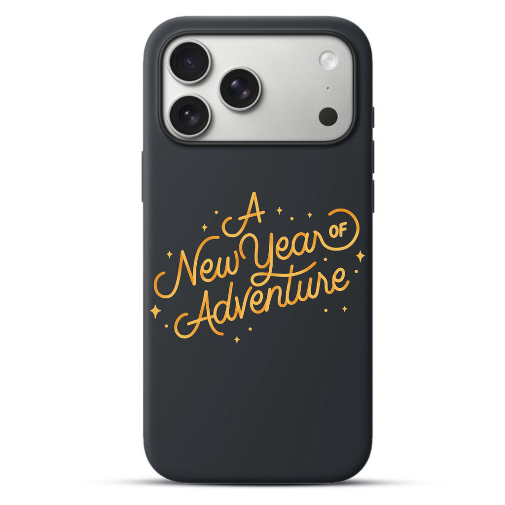 Telefoonhoesje Semi Bold Textured New Year New Year of Adventure