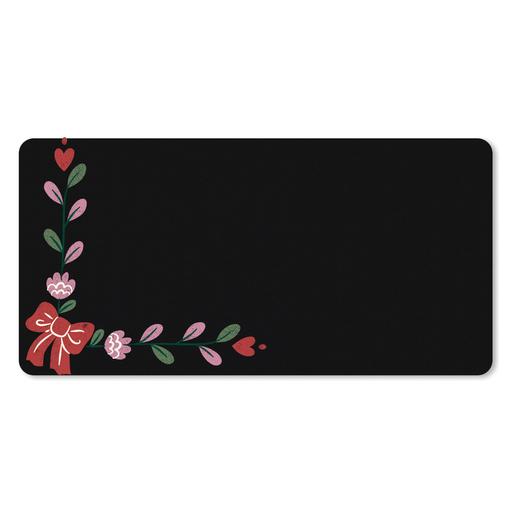 Muismat Floral Valentine Border