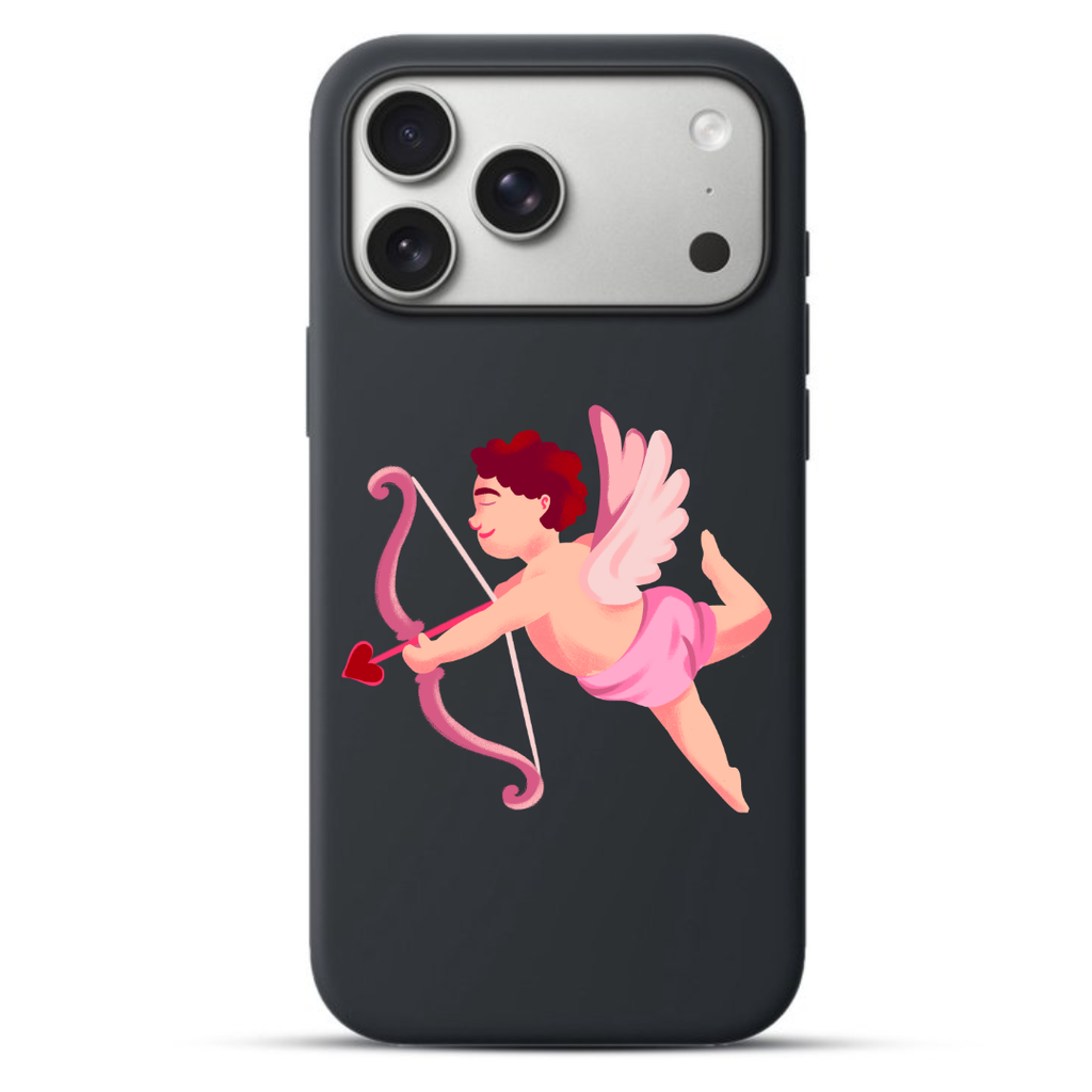 Telefoonhoesje Cupid (Apple iPhone serie, Zwart)