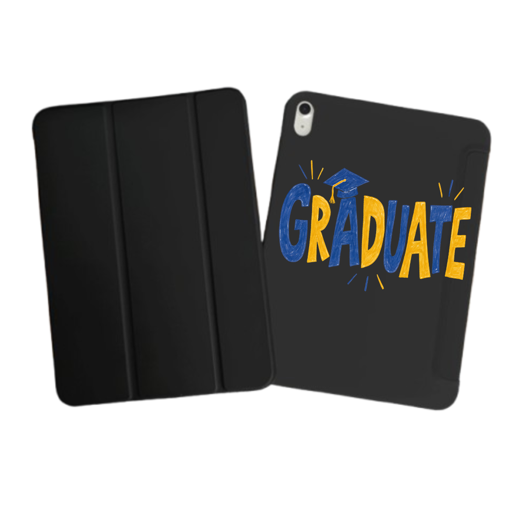 iPad Tablet Hoes Graduate Word Hand-Drawn (Samsung Galaxy Tab serie, Zwart)