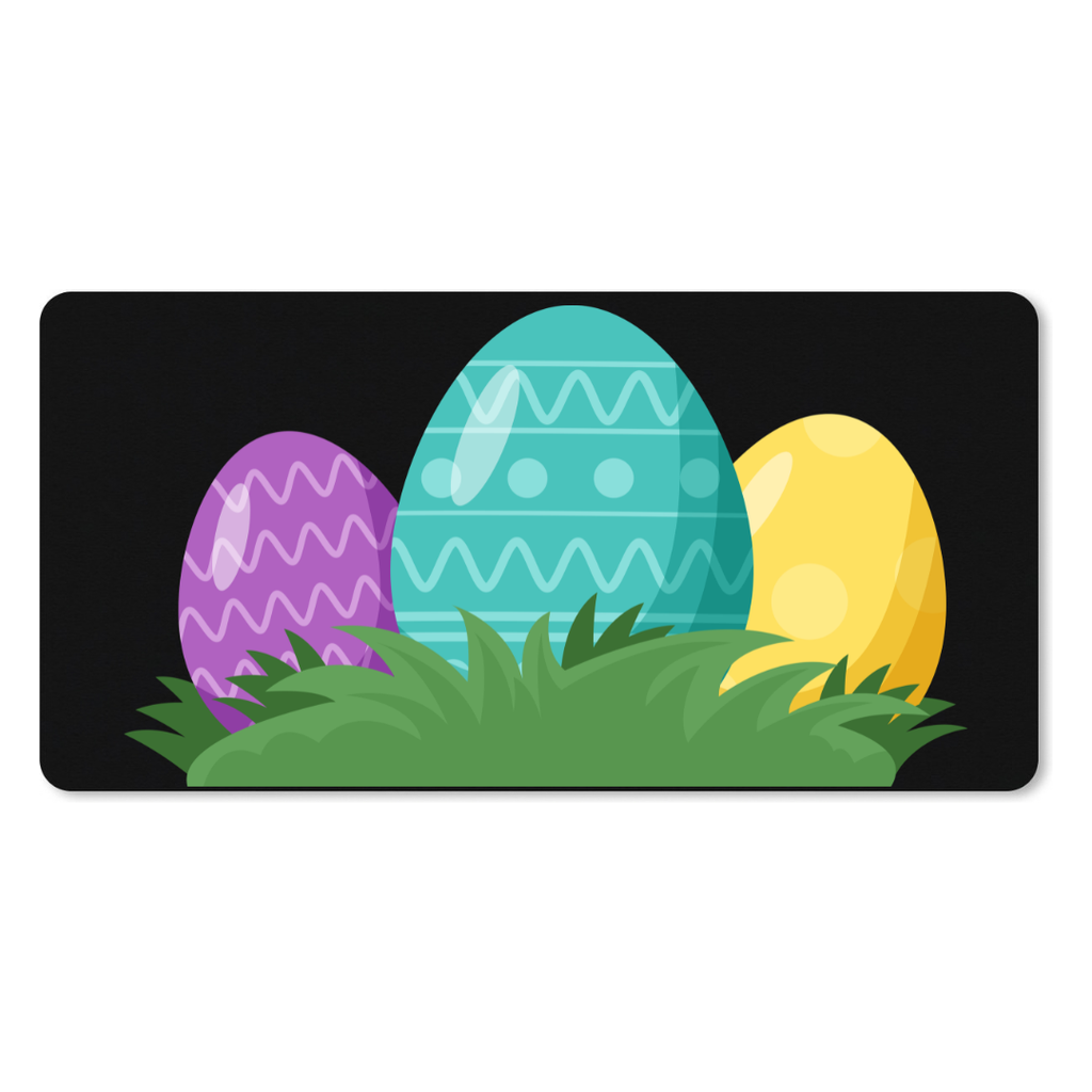Muismat Easter Eggs (25 x 21 cm (S), Zwart)