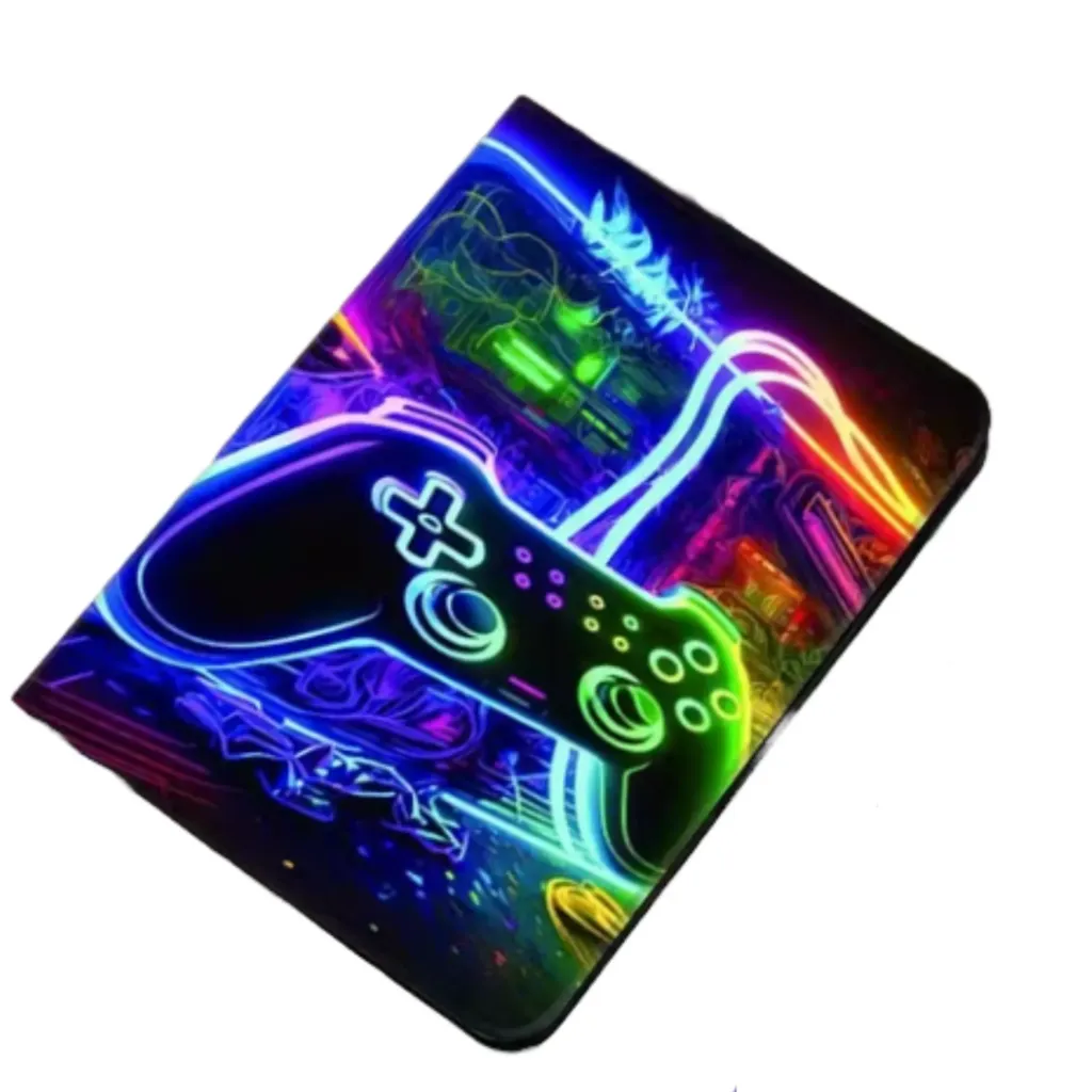 iPad Beschermhoes Gaming Met Neon Gamepad Gloedontwerp (Apple Ipad Pro serie)