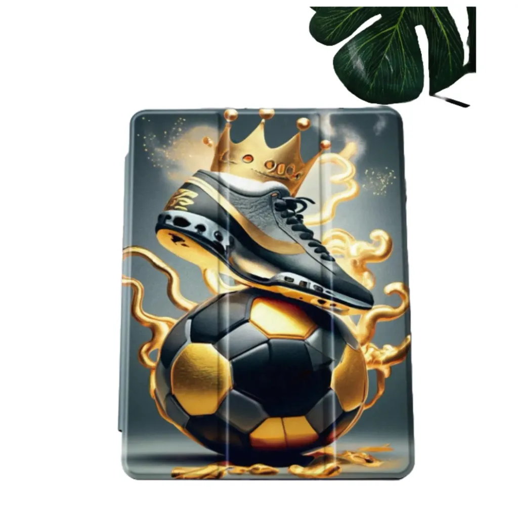 iPad/Tablet Beschermhoes Voetbal Thema Goud (Samsung Galaxy Tab serie)