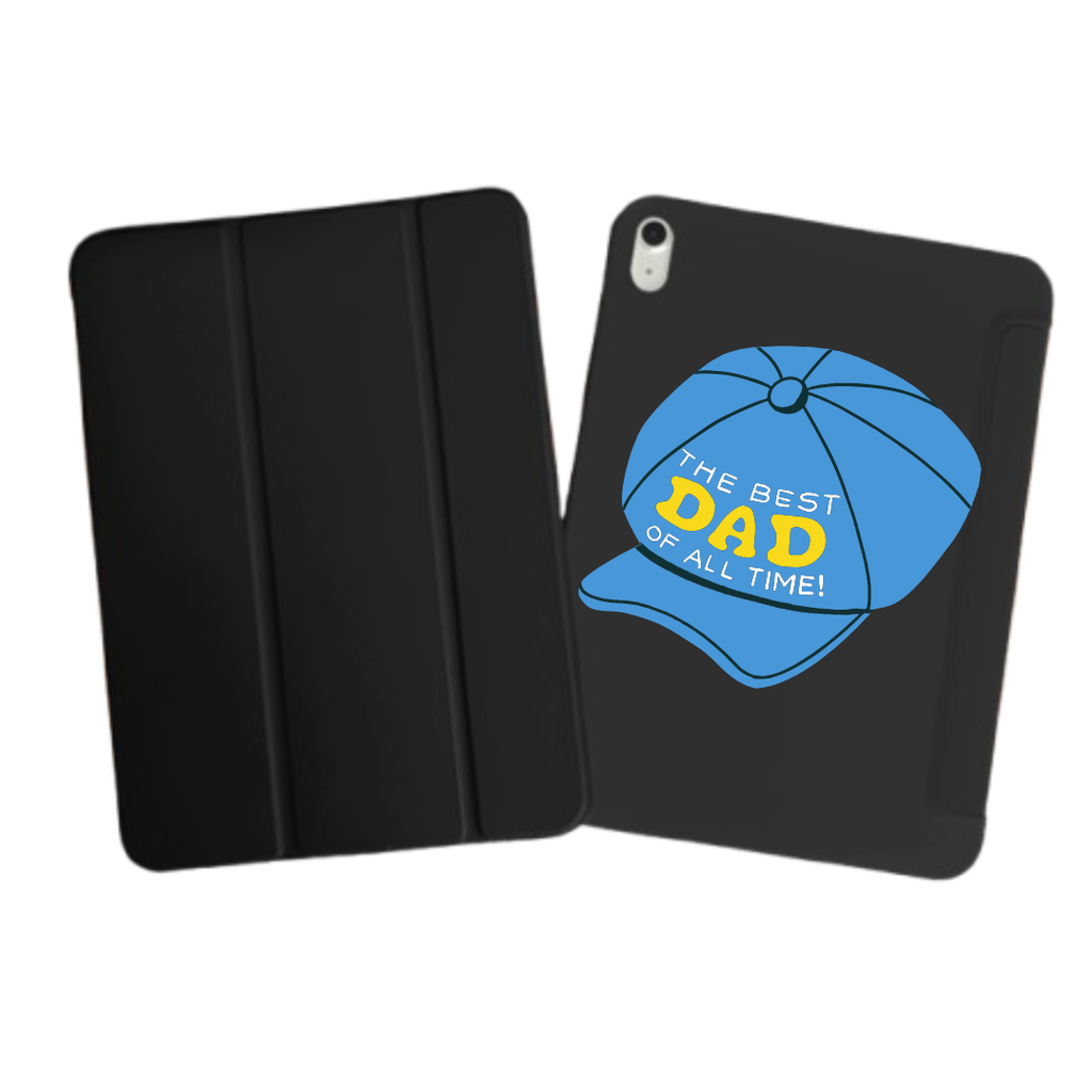 iPad Tablet Hoes Detailed Father's Day Cap (Samsung Galaxy Tab serie, Zwart)