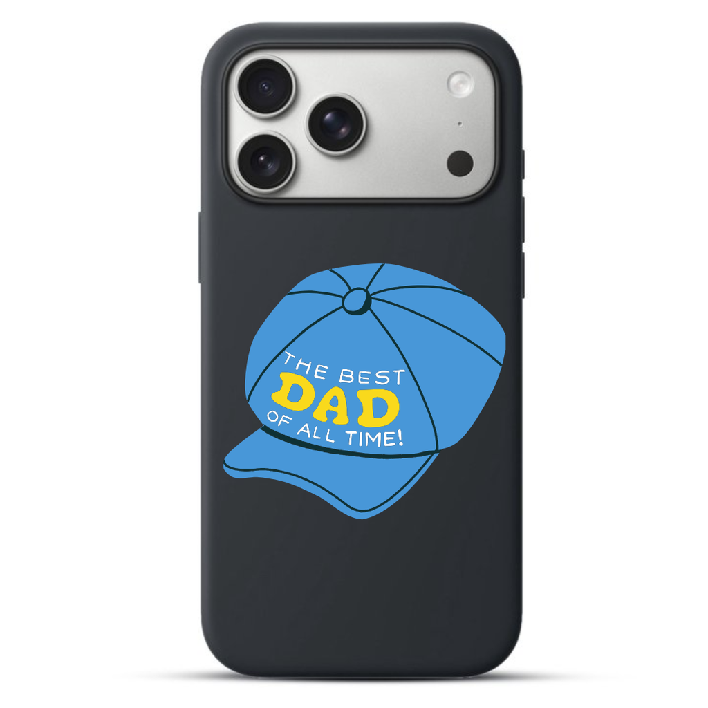 Telefoonhoesje Detailed Father's Day Cap (Apple iPhone serie, Zwart)