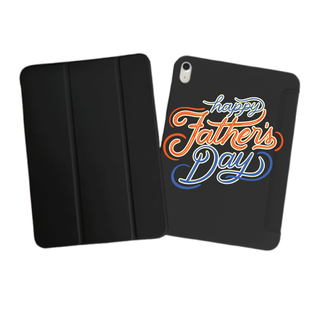 iPad Tablet Hoes Handpainted Style Happy Father's Day Lettering