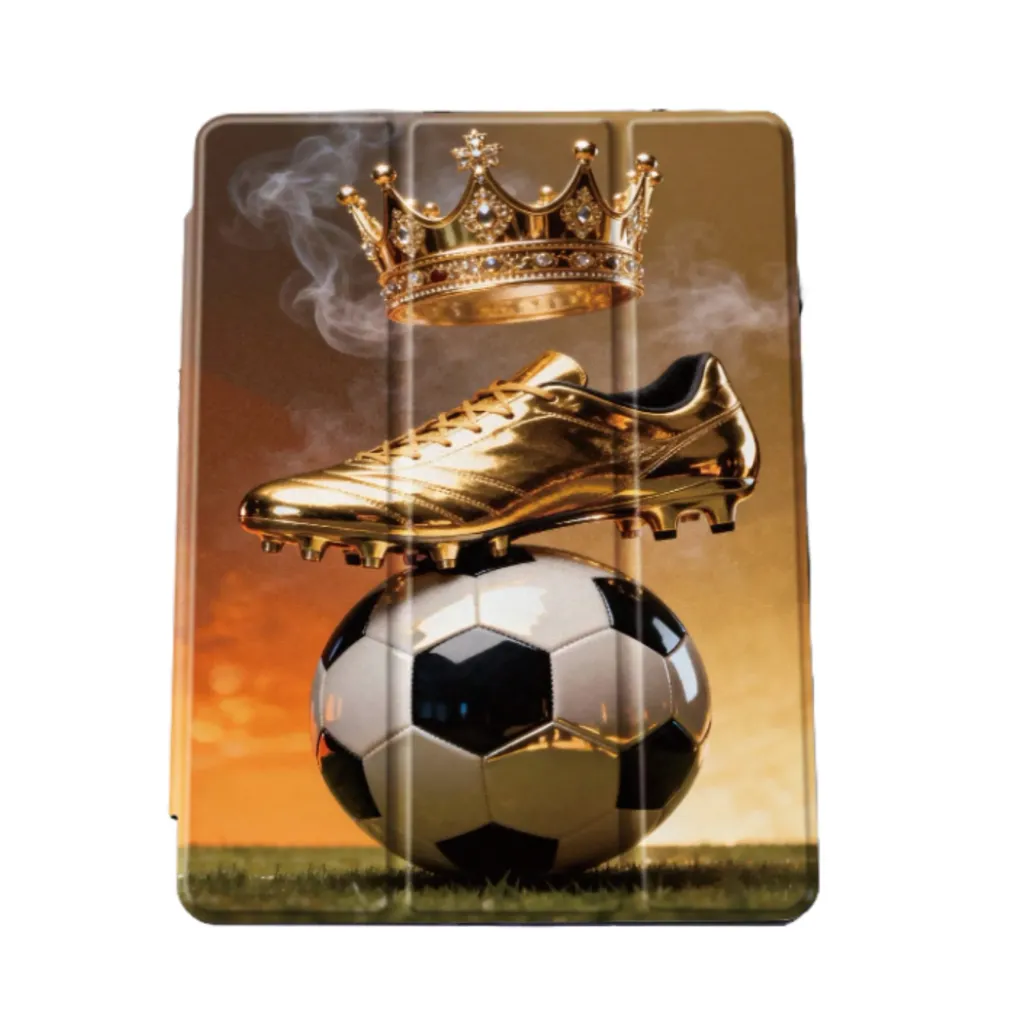 iPad/Tablet Beschermhoes Voetbal Thema Winnaars Editie Goud (Samsung Galaxy Tab serie)