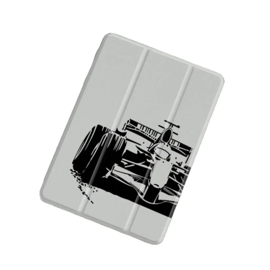 iPad/Tablet Beschermhoes Met Race-Silhouetpatroon (Samsung Galaxy Tab serie)