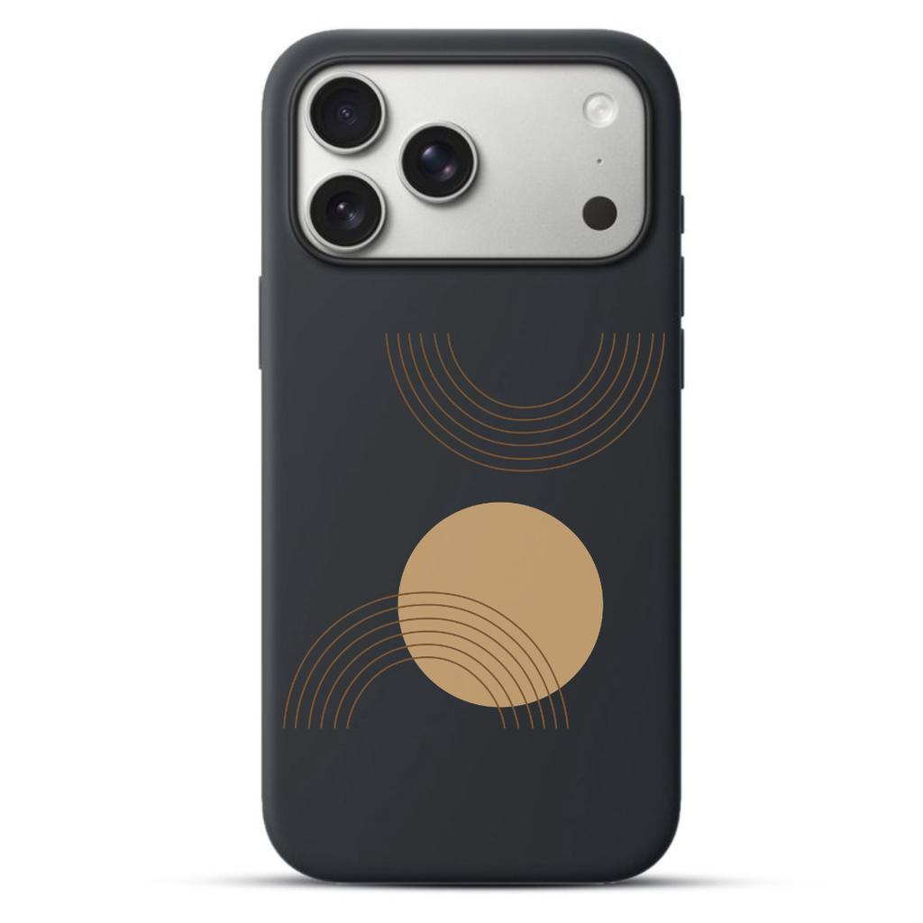 Telefoonhoesje Half Round Geometric Lines Element