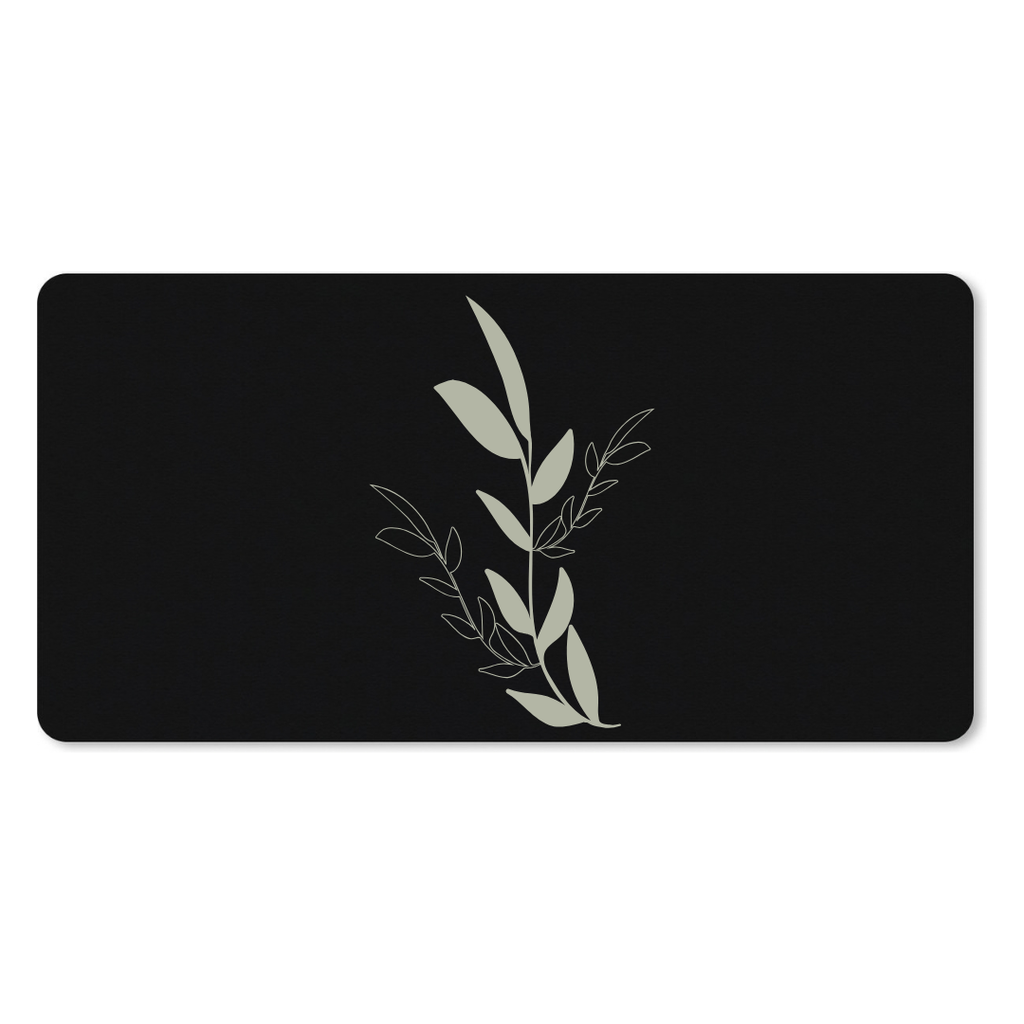 Muismat Minimal Vector Design (25 x 21 cm (S), Zwart)