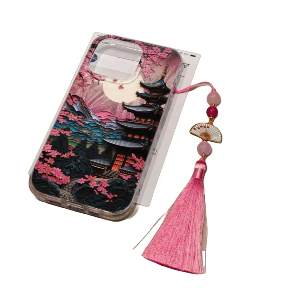 Telefoonhoesje Bloemen Olieverfschilderij Patroon Doorschijnend Geschilderd Chinese stijl (Apple iPhone serie)