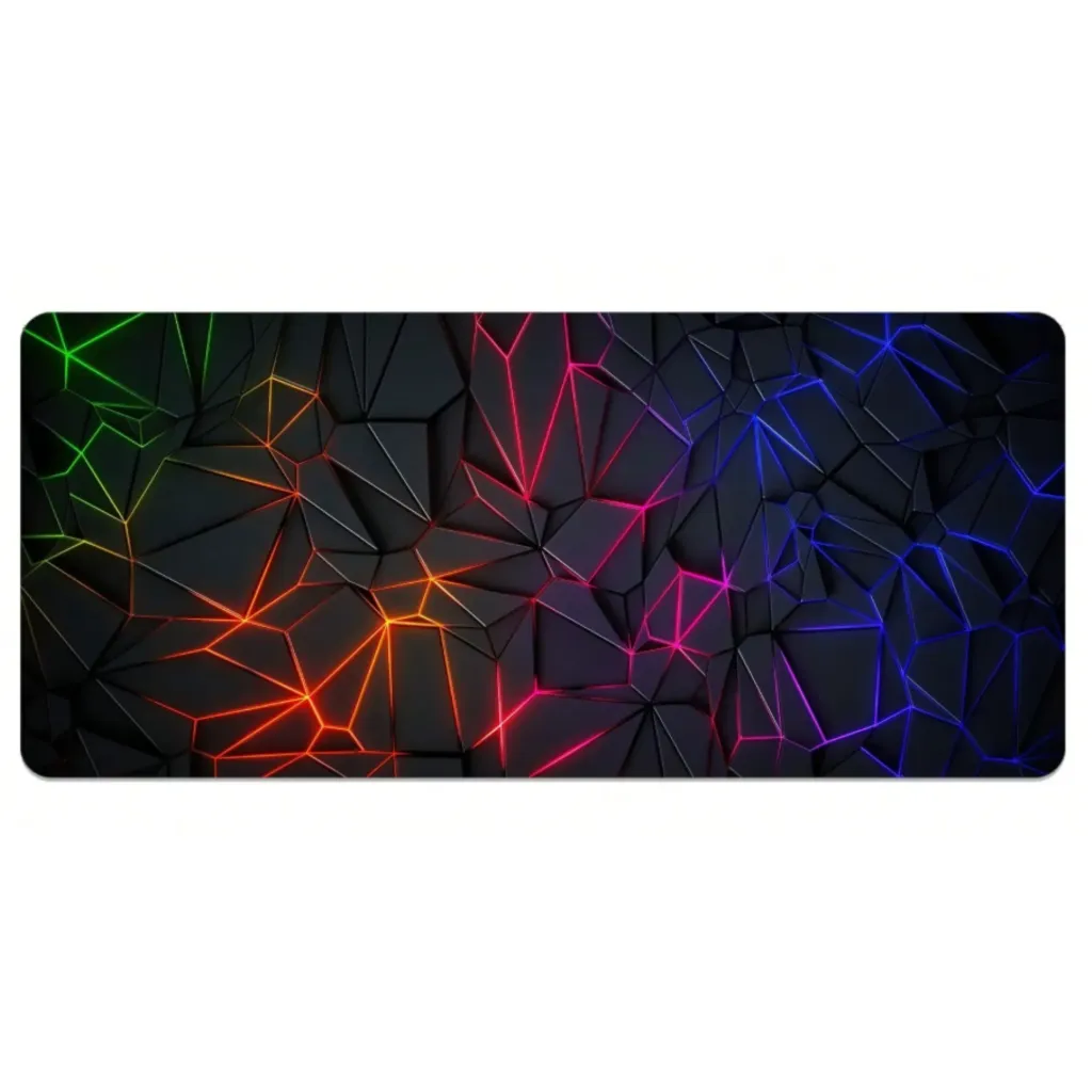 Muismat Gaming XL Veel Kleurig Geometrisch Ontwerp