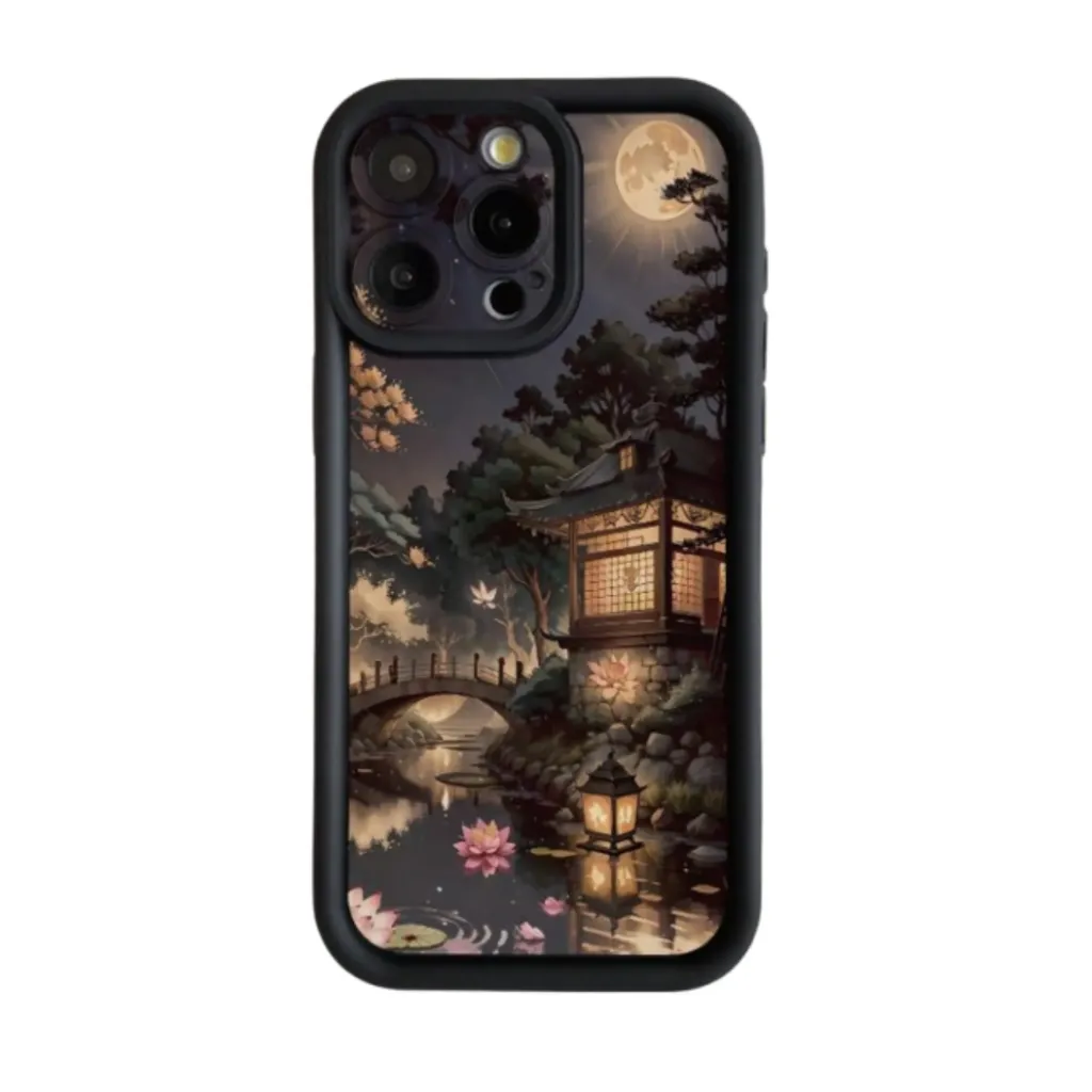 Telefoonhoesje Lotuspatroon (Apple iPhone serie)