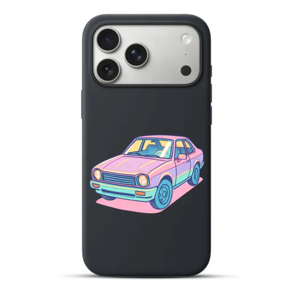 Telefoonhoesje Retro Anime Car