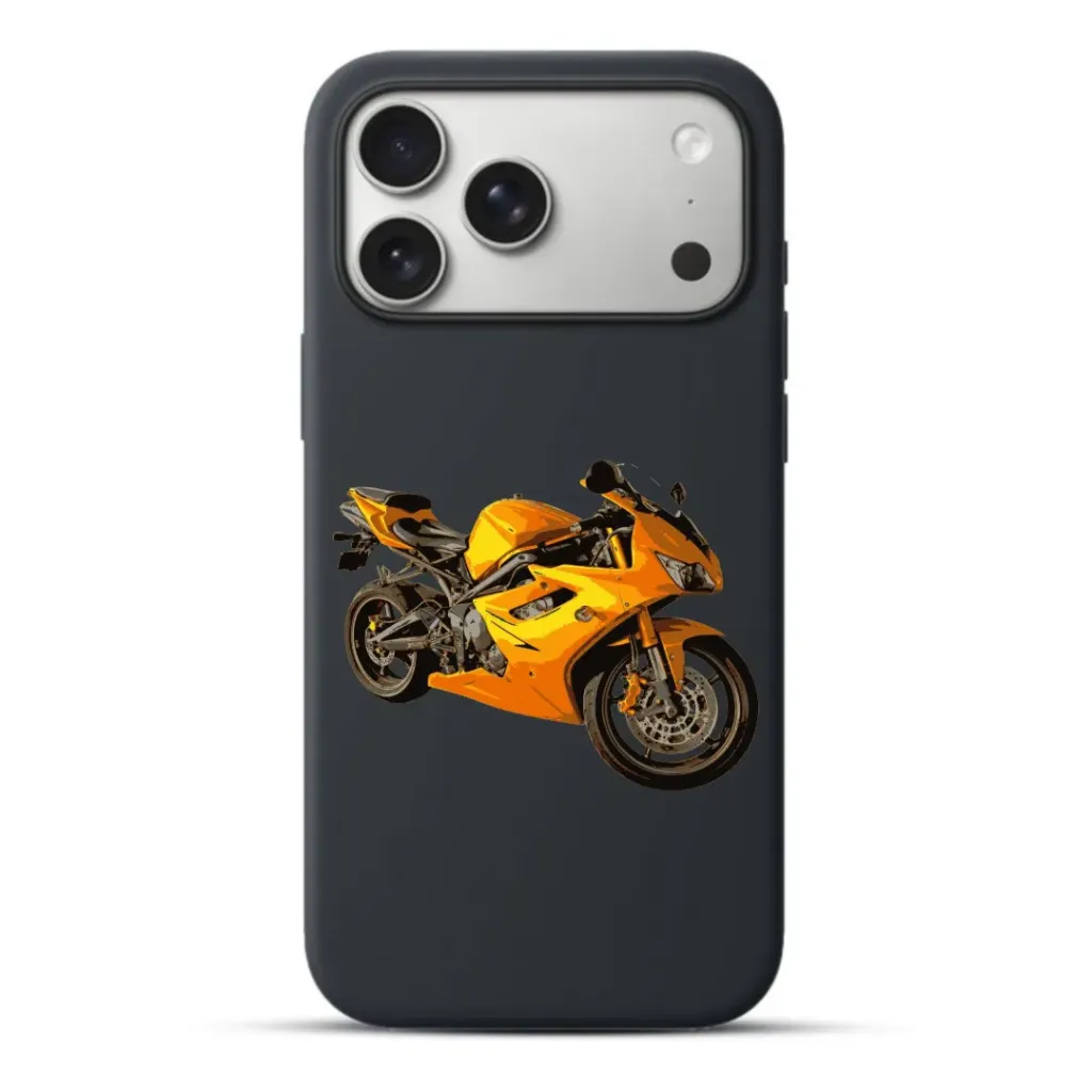 Telefoonhoesje Vector Image (Apple iPhone serie, Zwart)