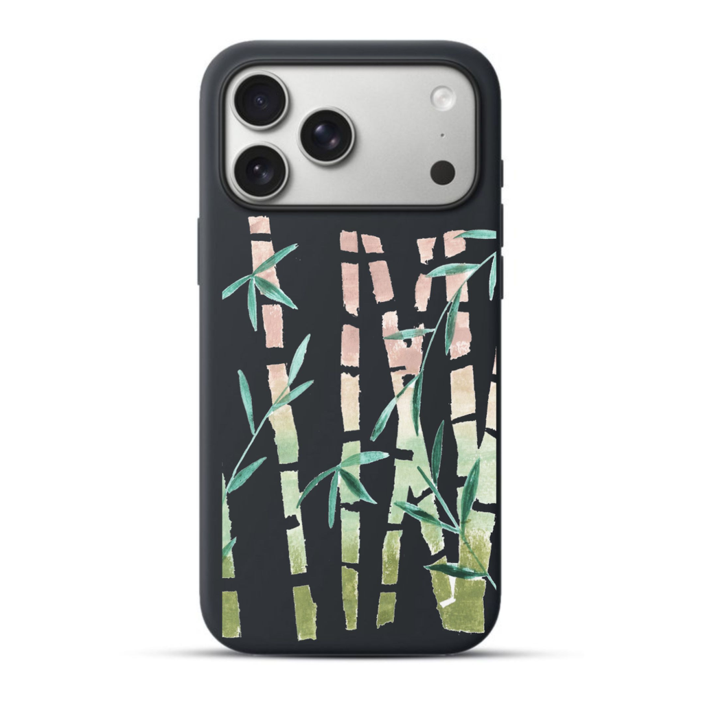 Telefoonhoesje Bamboo (Apple iPhone serie, Zwart)