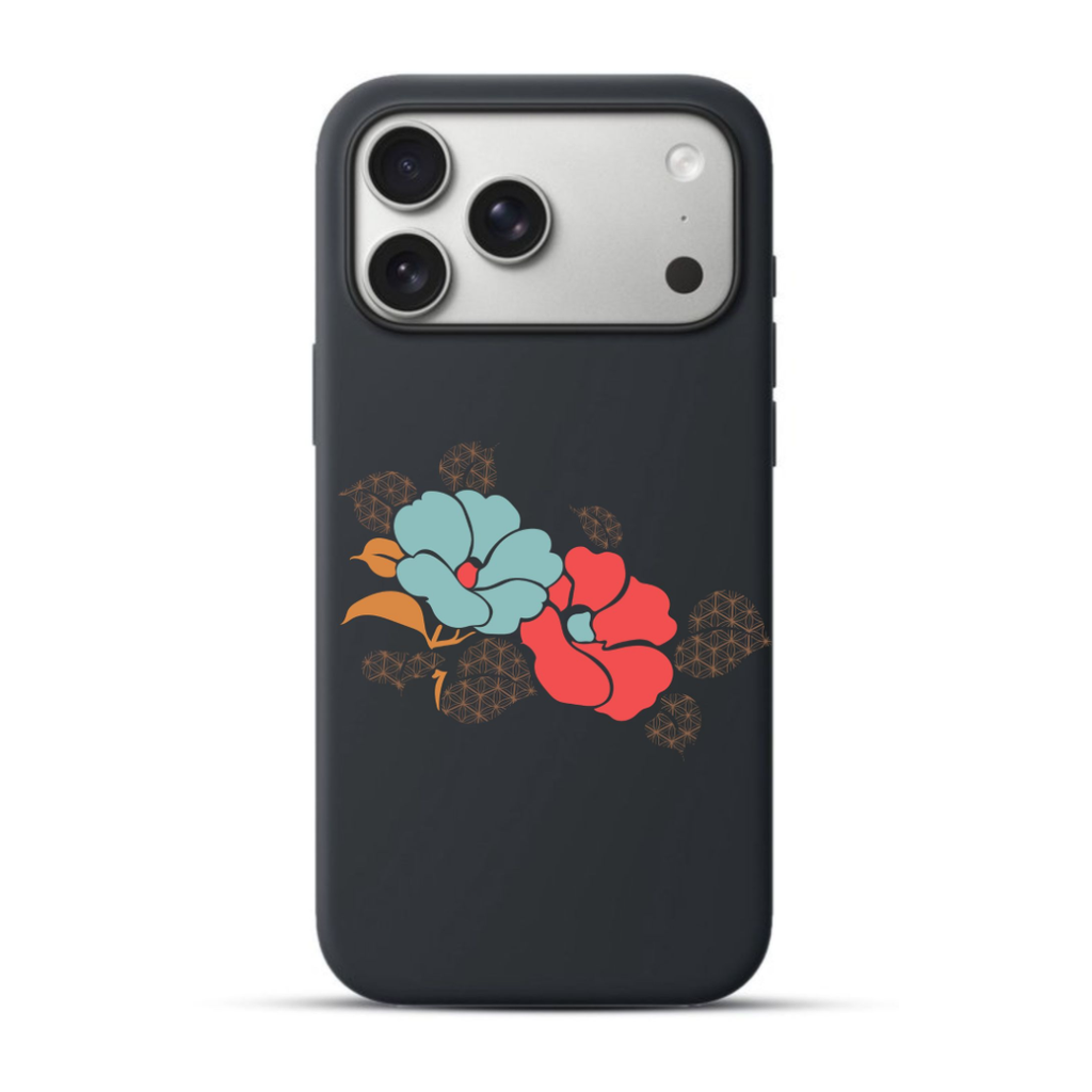 Telefoonhoesje Geometric Pattern (Apple iPhone serie, Zwart)