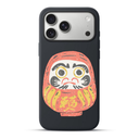 Telefoonhoesje Textured Woodblock Print Daruma
