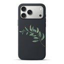 Telefoonhoesje Green Leafy Branch Illustration