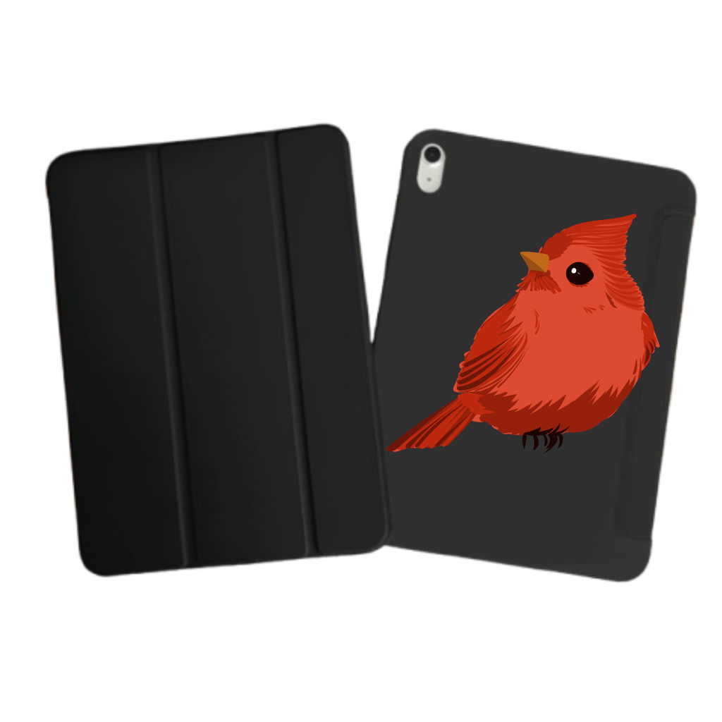 iPad Tablet Hoes  Red Cardinal Bird (Samsung Galaxy Tab serie, Zwart)