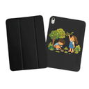 iPad Tablet Hoes Children Playing Outdoors In Nature