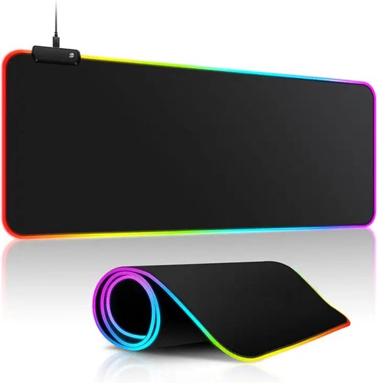 Muismat Gaming met RGB verlichting (25 x 21 cm (S))