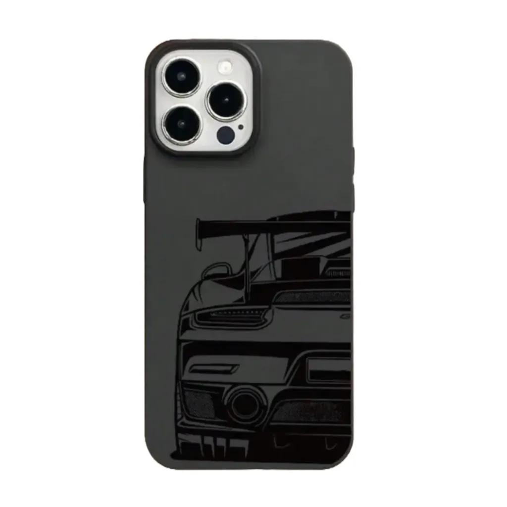 Telefoonhoesje Porsche Zwart (Apple iPhone serie)