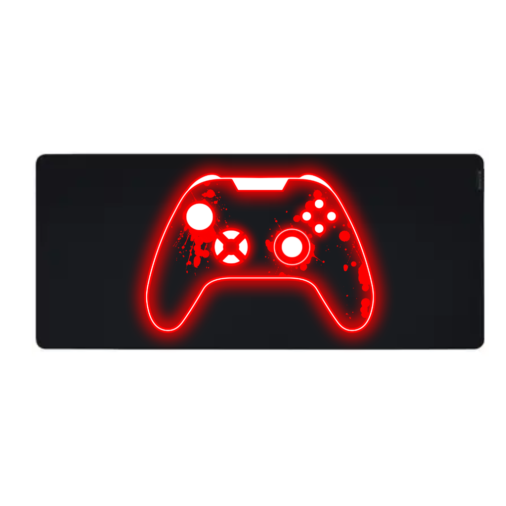 Muismat Neon Red Gaming Controller