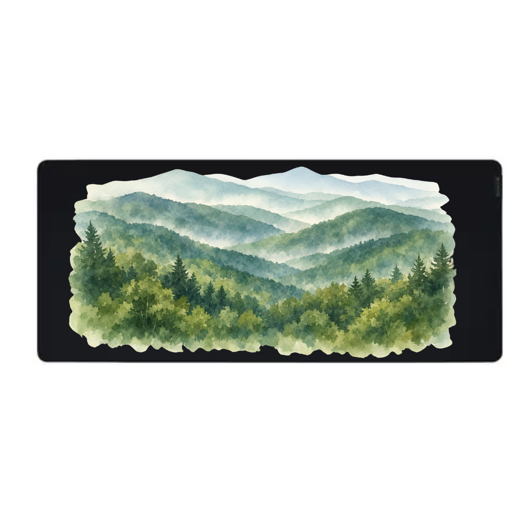 Muismat Watercolor Appalachia Mountain